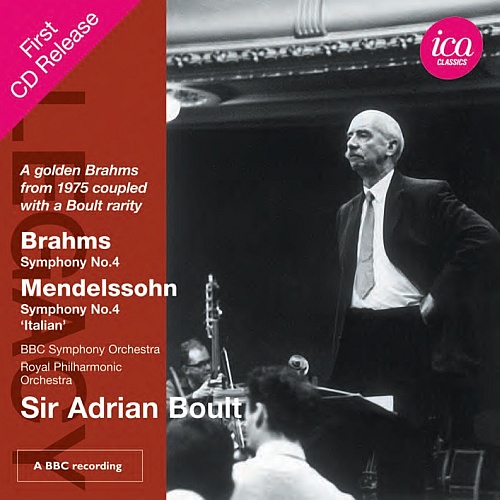 Brahms: Symphony No. 4, Felix Mendelssohn: Symphony No. 4 "Italian"